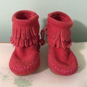 Infant Minnetonka Double Fringe Booties